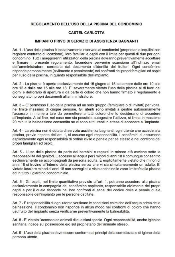 Appartamento Residence Castel Carlotta ليفيكو ترمي المظهر الخارجي الصورة